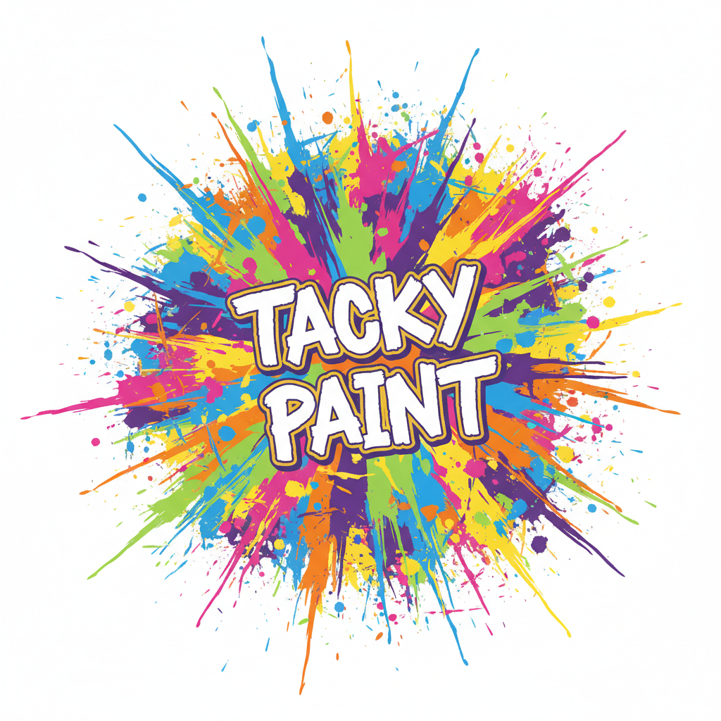 Tacky Paint T-Shirt Design